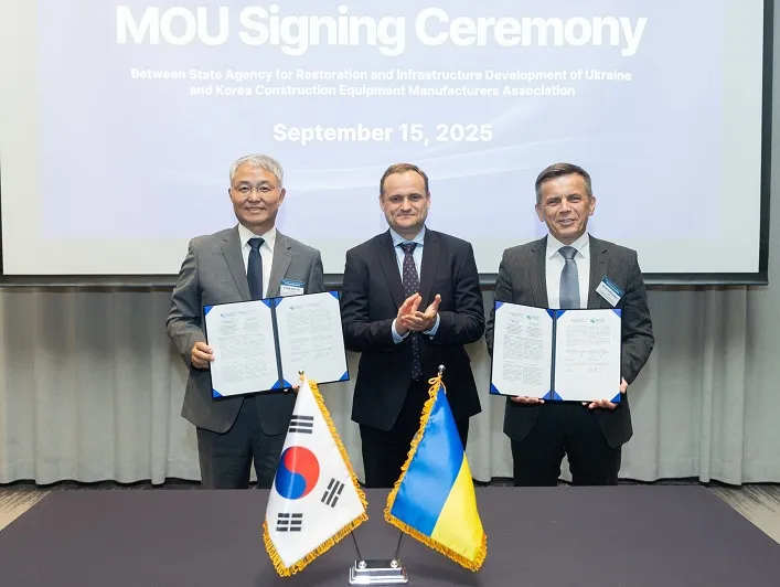 South Korea to Assist Ukraine in Rebuilding Infrastructure and Training Construction Equipment Operators