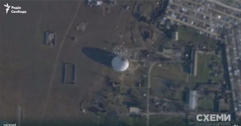 Planet Labs Document Damage to Russian Radar Systems near Yevpatoria after Strike