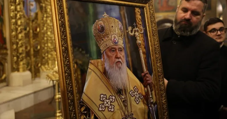 В Киеве состоялись похороны почетного патриарха Филарета в Владимирском соборе