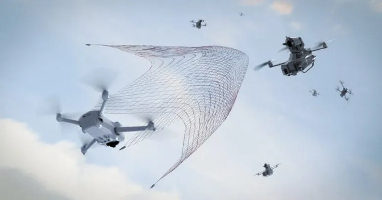 Autonomous Drones with Artificial Intelligence and Nets to Intercept FPV Drones