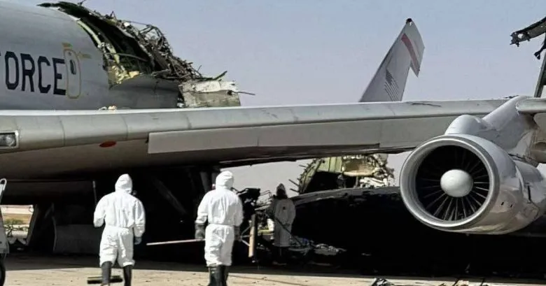 В Саудовской Аравии уничтожен уникальный самолет ВВС США E-3G Sentry после иранской атаки
