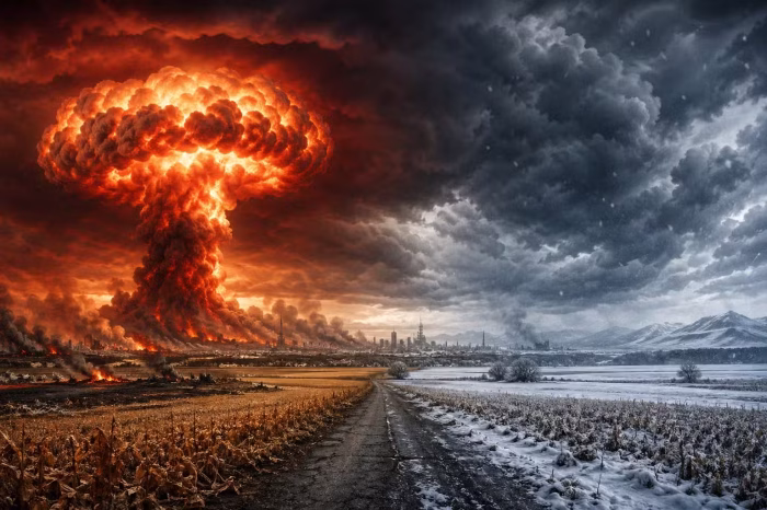 Nuclear Strike Near Ukraine: Possible Climate Consequences for the World for Years