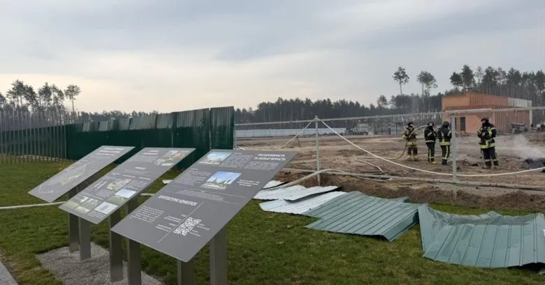 Russian Drone Attacked the National Military Cemetery Near Kyiv During a Burial