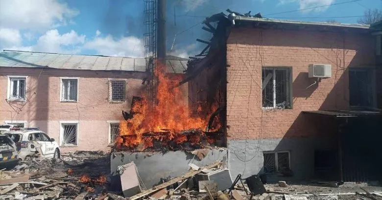 Russian Shelling of Pryluky: Civilian Injured and Infrastructure Destroyed