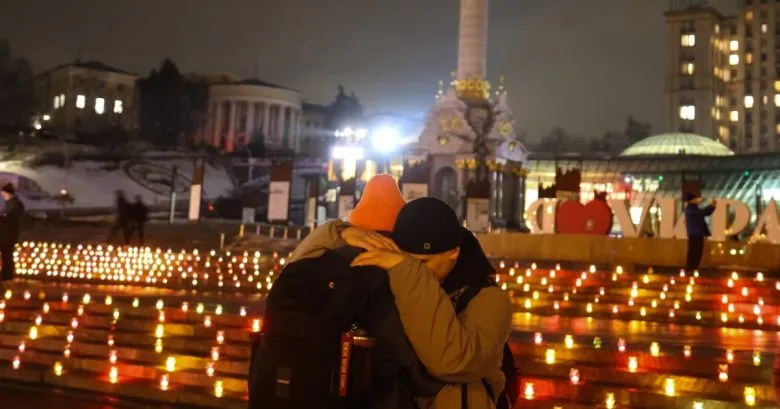 In Kyiv, a minute of silence is announced daily over loudspeakers at 9:00 AM