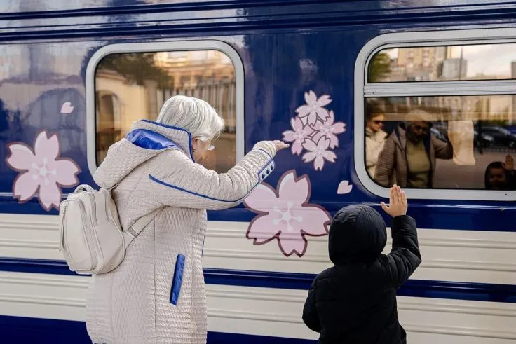 Ukrzaliznytsia launched the themed train ‘Sakura’ between Uzhhorod and Kyiv