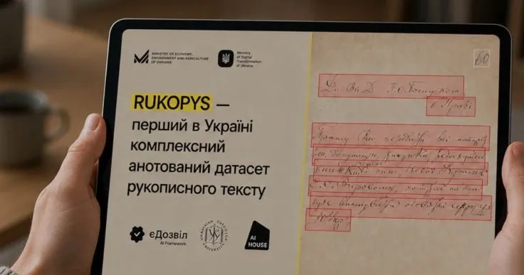 В Украине представлен первый датасет для распознавания рукописного текста RUKOPYS