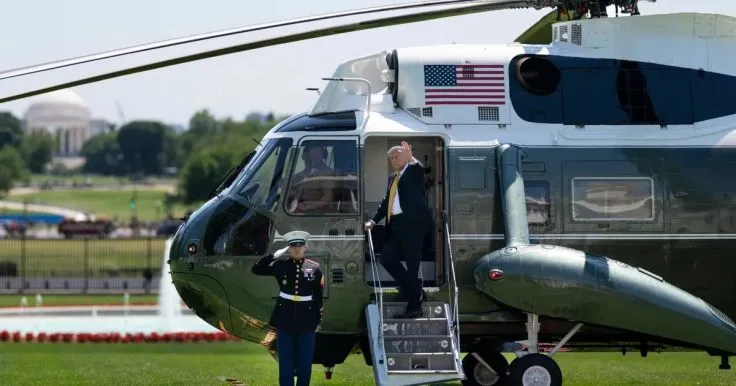 Трамп планирует построить постоянную вертолетную площадку у Белого дома
