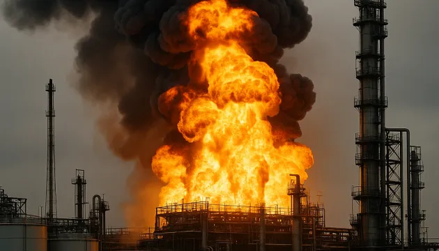 Атаки українських дронів призвели до масштабного скорочення нафтопереробки в росії
