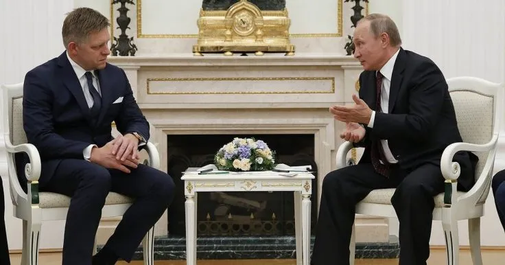 Роберт Фицо планирует передать Путину послание от Зеленского во время визита в Москву